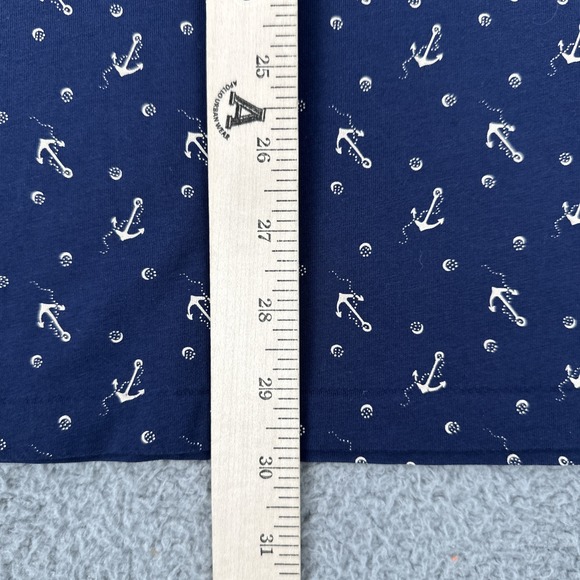 Polo Ralph Lauren Polo Men Medium Blue Anchors Nautical Embroidered‎ R67 - Picture 5 of 16